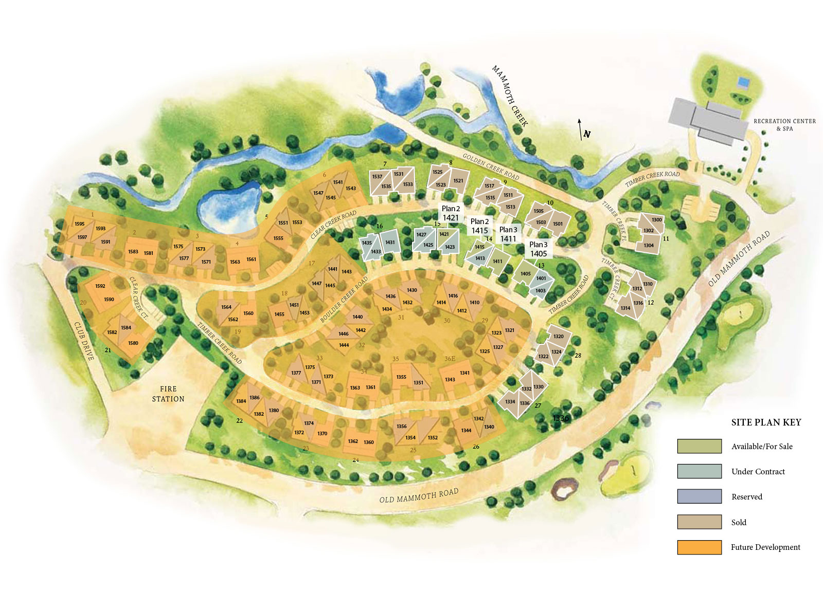 Creekhouse Site Map